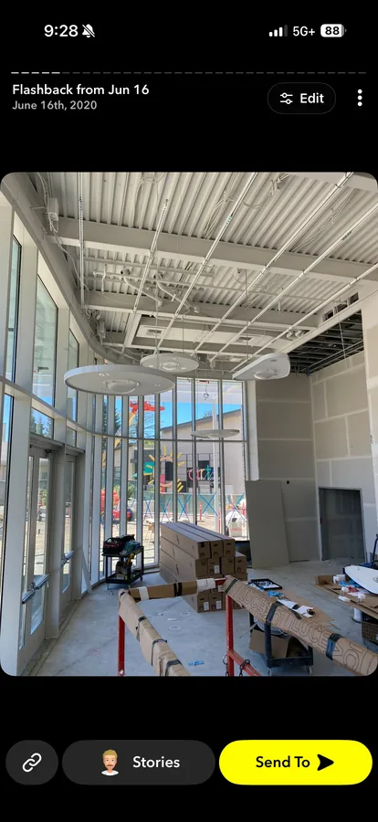 Commercial TI pendant lighting