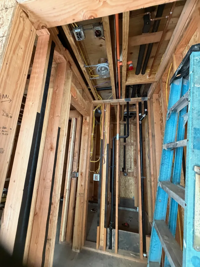 Residential new build rough-in