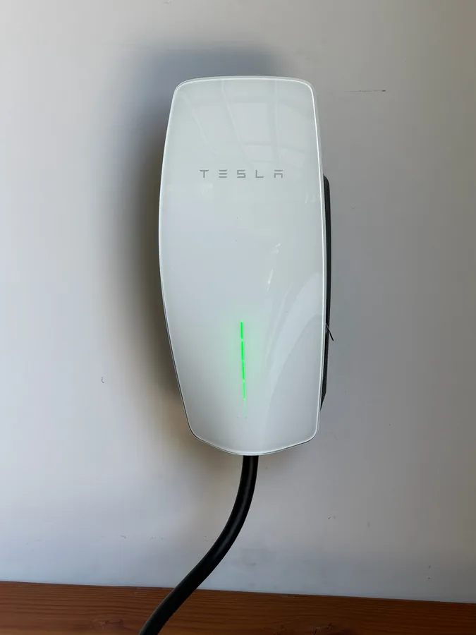 Tesla Wall Connector close-up